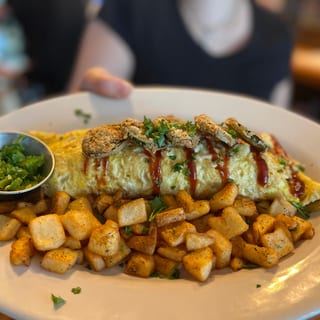 BBQ Pulled Pork Omelet